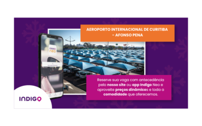 Estacionamento oficial do Aeroporto Internacional de Curitiba